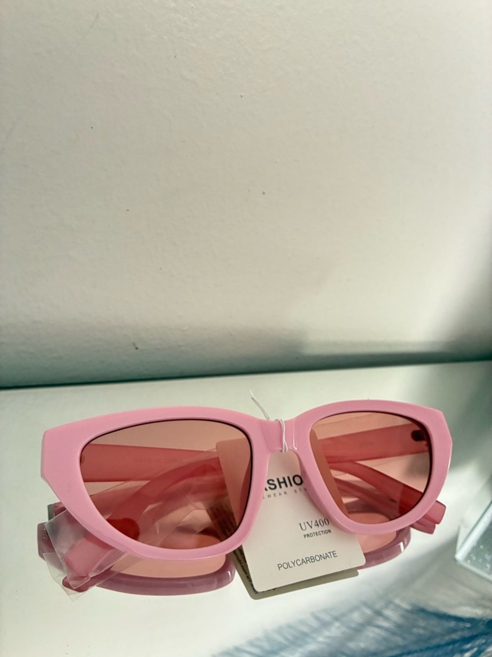 Pink Cat Eye Sunglasses | Rose Tint Lens | Retro Chic UV400